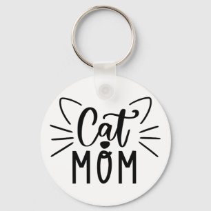 Cat Mum Key Ring