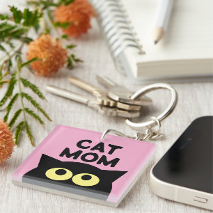 Cat Mum keychain gift for cat lovers