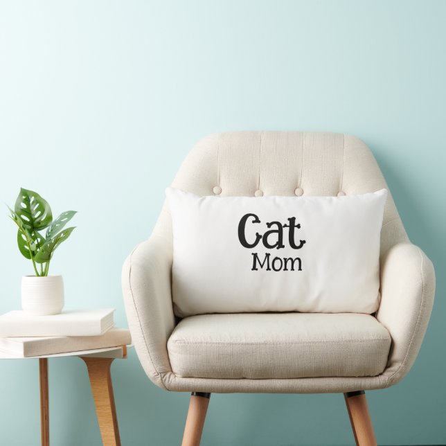 Cat Mum Lumbar Cushion (Chair)