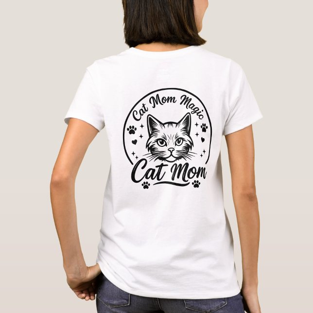 Cat Mum Magic Funny Cat Lover Graphic T-Shirt (Creator Uploaded)