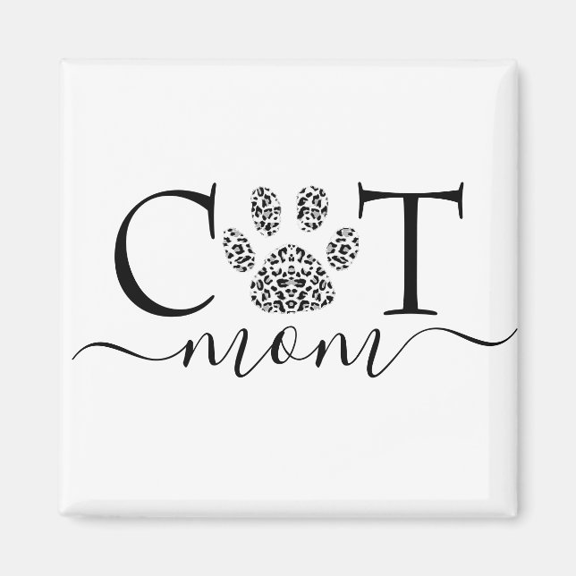 Cat mum Magnet (Front)