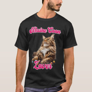 Cat Mum MAINE COON LOVER Maine Coon Owner T-Shirt