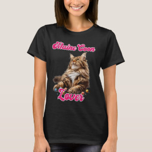 Cat Mum MAINE COON LOVER Maine Coon Owner T-Shirt