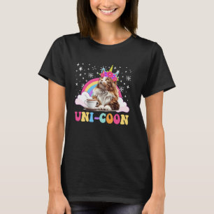 Cat Mum Maine Coon UNI-COON Funny Main Coon Mummy T-Shirt