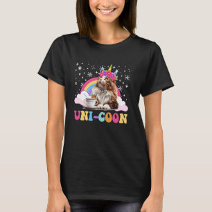 Cat Mum Maine Coon UNI-COON Funny Main Coon Mummy T-Shirt