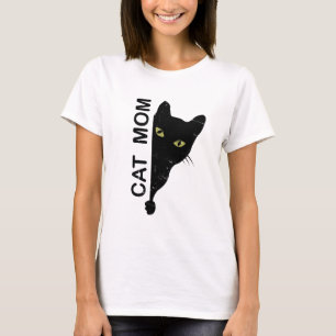 Cat Mum Mother Lover Mum Kitty Cute Funny Meow T-Shirt