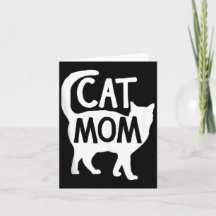 Cat Mum Mother Women Kitty Mummy Mama Christmas Card