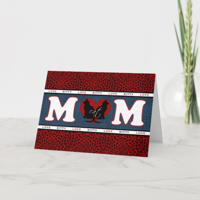 Cat Mum Mother's Day Card (Front)