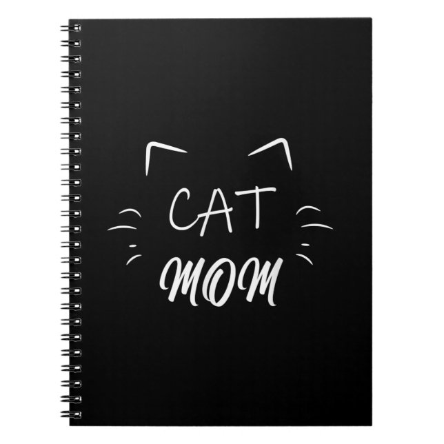 Cat Mum | Mothers Day Cat | Pet Lover Gift Notebook (Front)