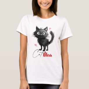 Cat Mum Mothers Day Gifts T-Shirt
