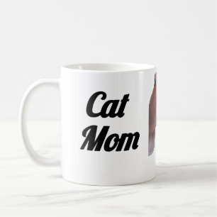 Cat Mum Mug   Cute Cat Lover Gift with Hand Pettin