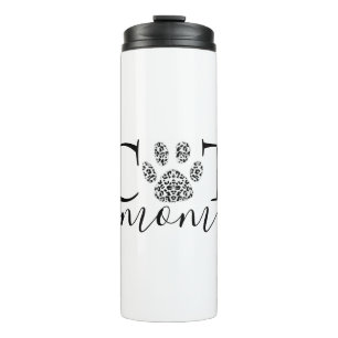 Cat Mum pawprint  Thermal Tumbler