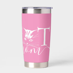 Cat mum personalised insulated tumbler