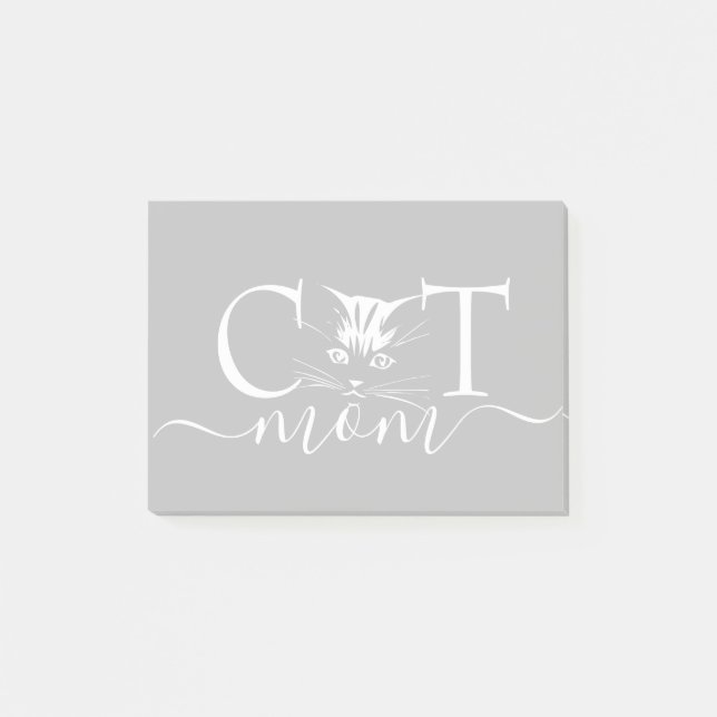 Cat mum  post-it notes (Front)