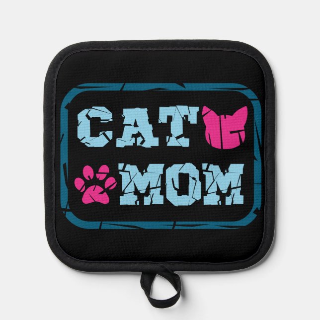 Cat Mum Pot Holder (Front)