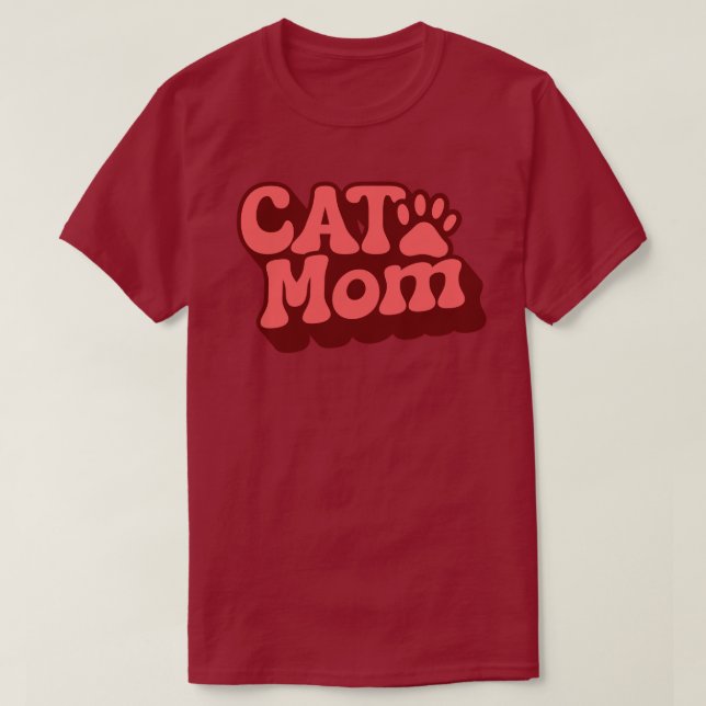Cat Mum Shirt For Mother's Day (Design Front)