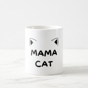 Cat Mum Shirt, Funny Cat Shirt, Meow Gift  Coffee Mug