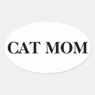 Cat mum stickers