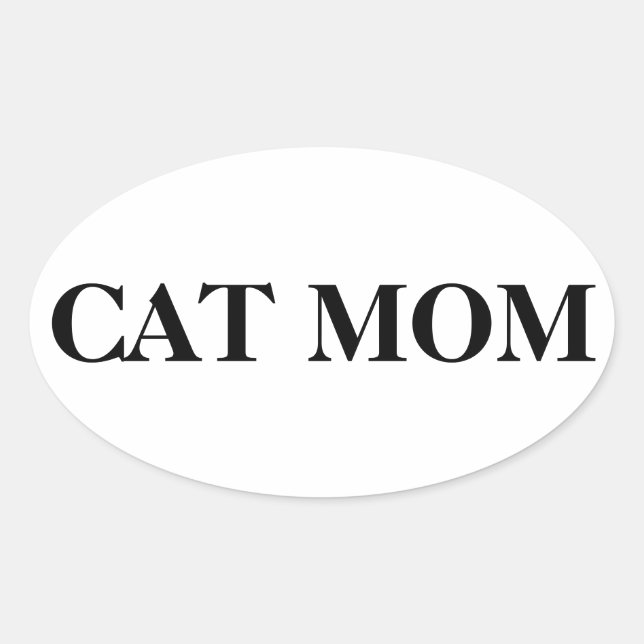 Cat mum stickers (Front)