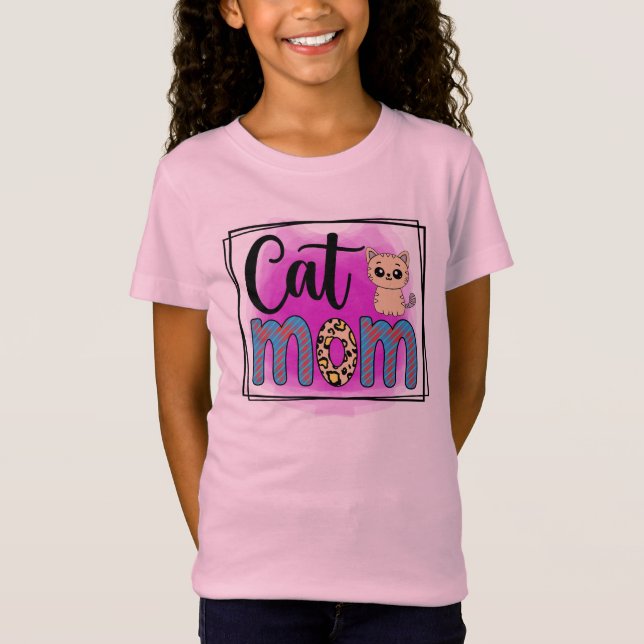 Cat Mum Sublimation T-Shirt (Front)