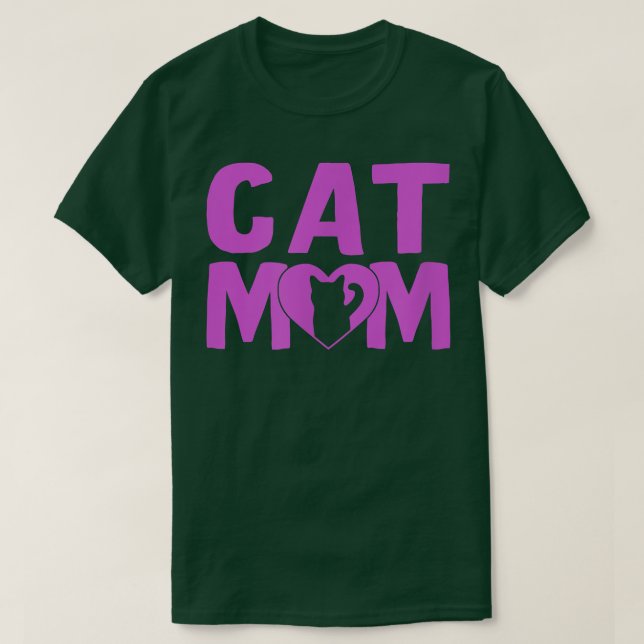 Cat Mum  T-Shirt (Design Front)