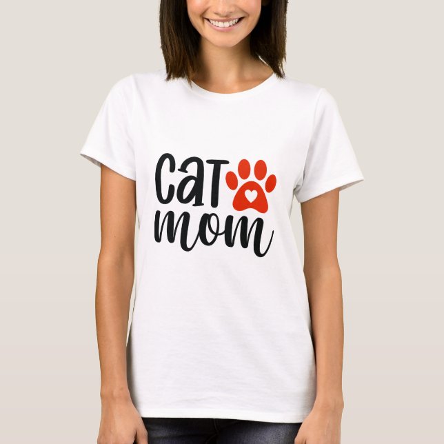 Cat Mum T-Shirt (Front)