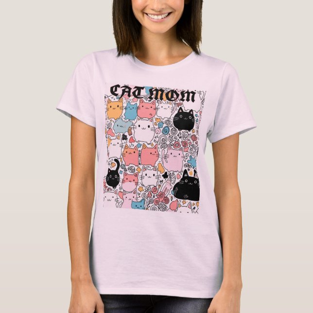 cat mum T-Shirt (Front)