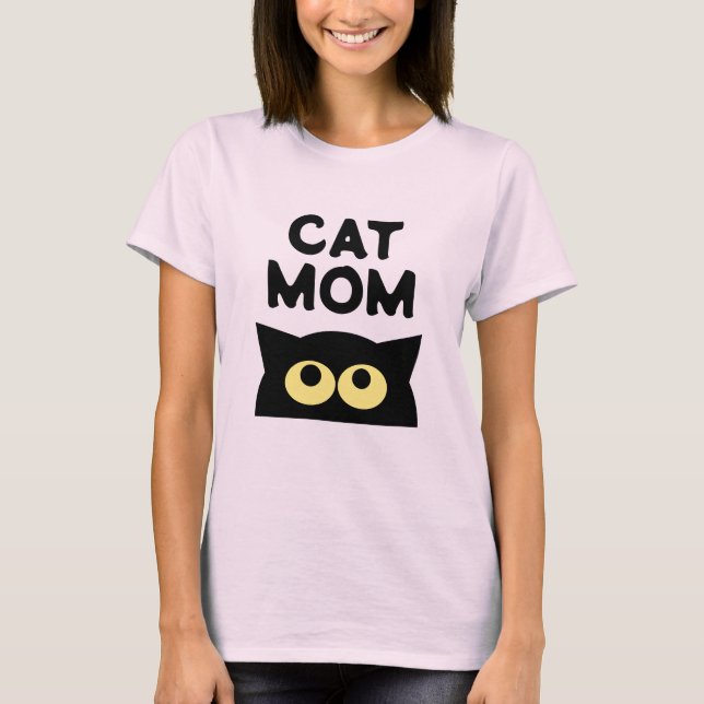 Cat Mum t shirt for women (Front)