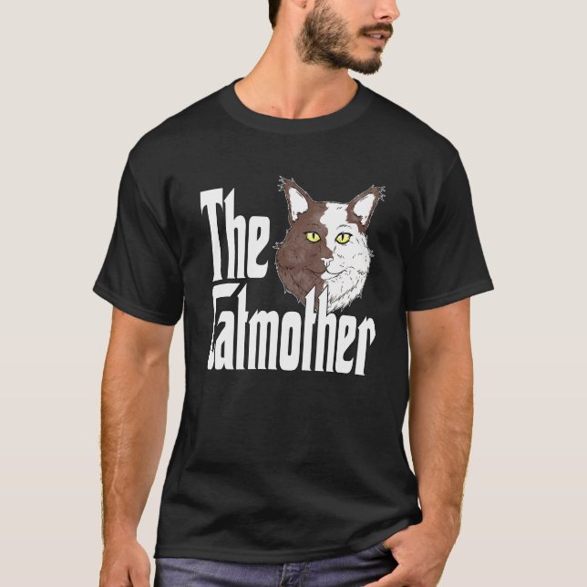 Cat Mum The Catmother Crazy Cat Mother Kitty Mummy T-Shirt (Front)