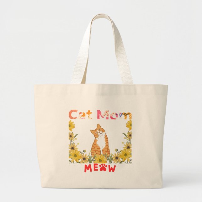 Cat Mum Tote Bag (Front)