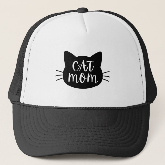 Cat Mum Trucker Hat (Front)