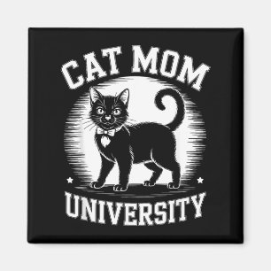 Cat Mum University Magnet