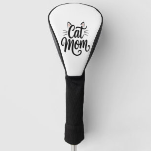 Cat Mum Whiskers and Ears Golf Head Cover