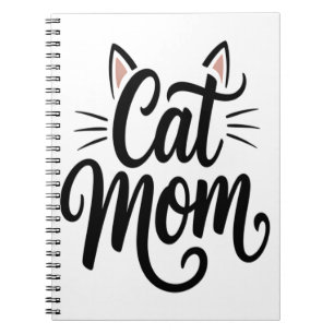 Cat Mum Whiskers and Ears Notebook