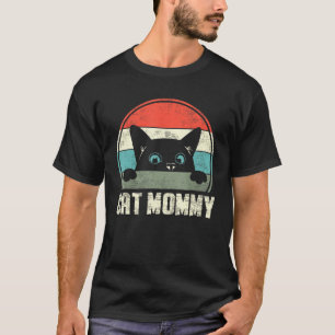 Cat Mummy Vintage Pet Kitty Mother's Day Womens T-Shirt