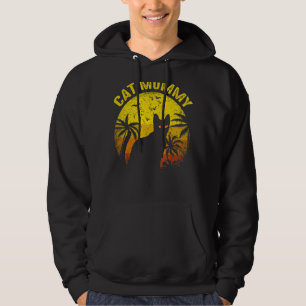 Cat Mummy Women Vintage Retro Black Cats Mum Mothe Hoodie