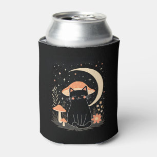 Cat Mushroom Hat Cottagecore Kitten Kitty Women Gi Can Cooler