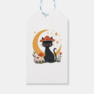 Cat Mushroom Hat Cottagecore Kitten Kitty Women Gi Gift Tags