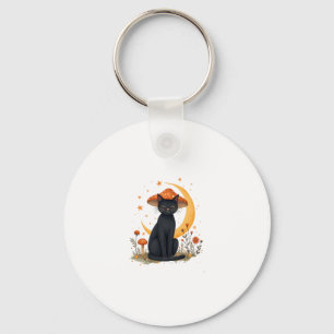 Cat Mushroom Hat Cottagecore Kitten Kitty Women Gi Key Ring