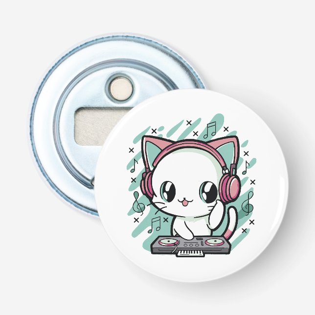 cat music bottle opener (Front)