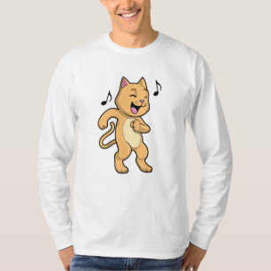 Cat Music Dance T-Shirt