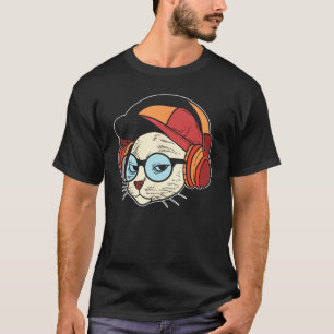 Cat Music Lover Musician T-Shirt
