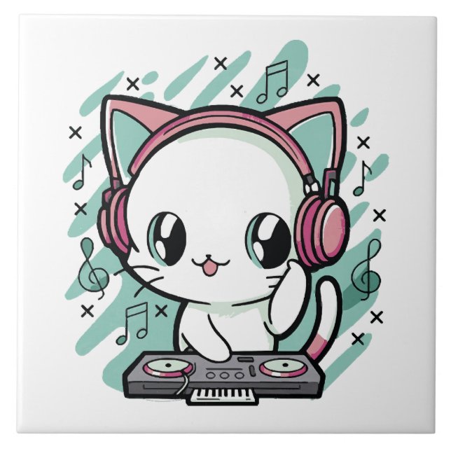 cat music tile (Front)