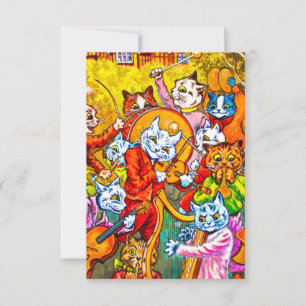 Cat Musical Band Invitation