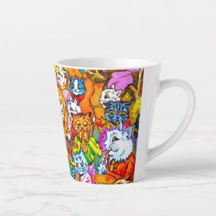 Cat Musical Band Latte Mug