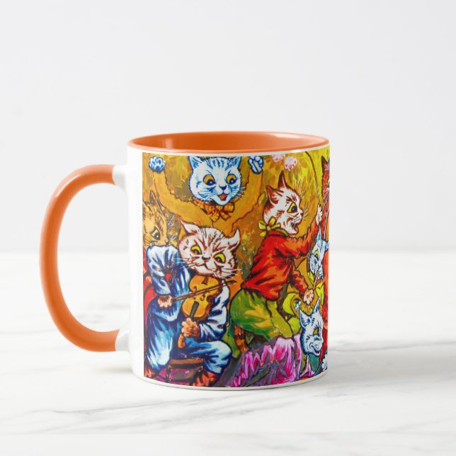 Cat Musical Band Mug (Left)