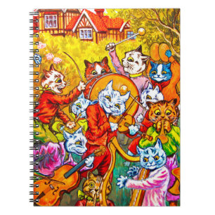 Cat Musical Band Notebook
