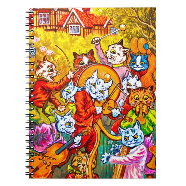 Cat Musical Band Notebook (Front)
