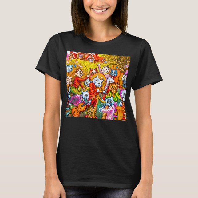 Cat Musical Band T-Shirt (Front)