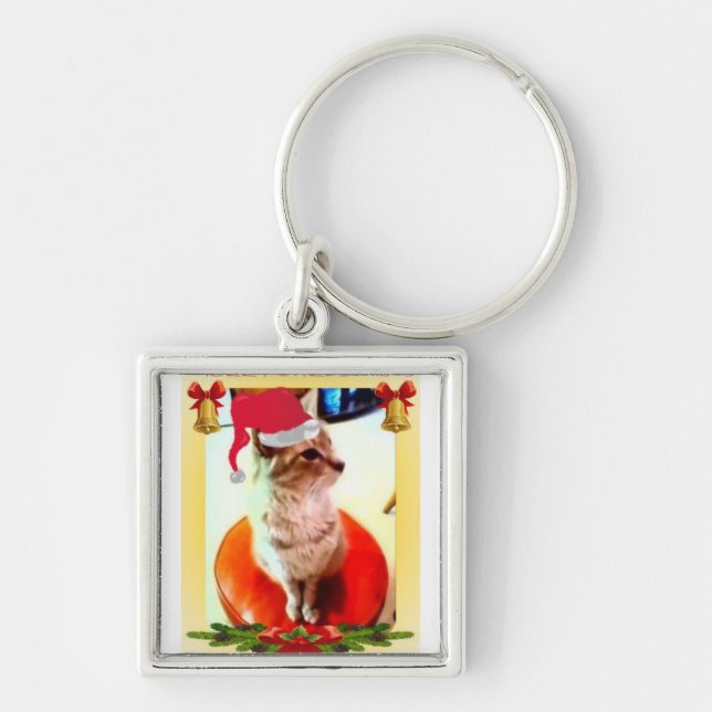 cat name love key ring (Front)